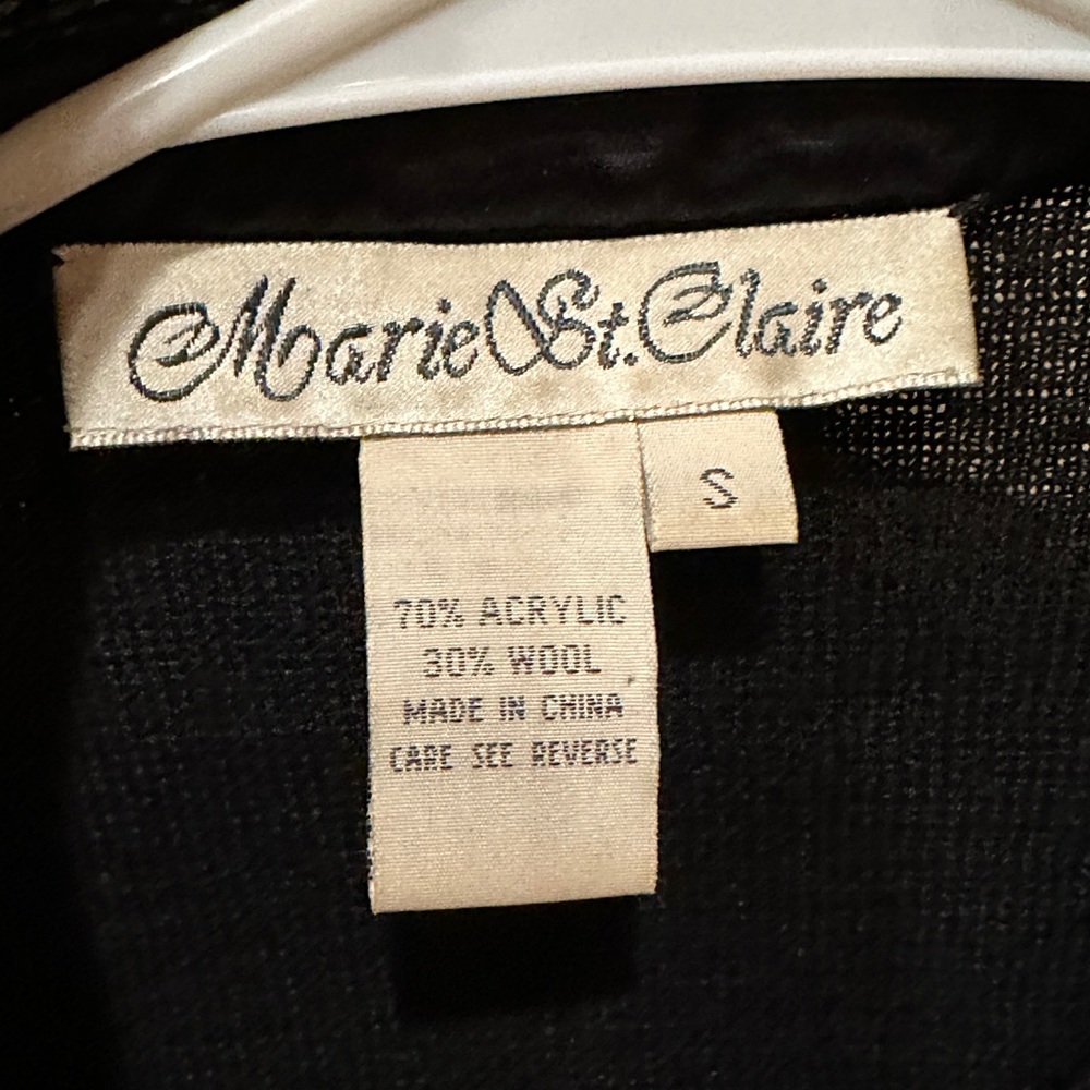 Vintage Designer, Marie St Claire sweater size S